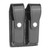 Dutyman 8531 High-Gloss Leather Double Magazine Holder for 9mm, Black