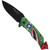 Smith & Wesson 1208872 Americas Heroes Linerlock Folding Knife 3.25" Stainless Steel Drop Point Blade, Synthetic Handle