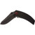 Browning 0440 Patriot 1776 Linerlock Folding Knife 2.75" 7Cr15MoV Plain Edge Steel Blade, Black G10 Handle