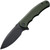 CIVIVI C18026C-1 Mini Praxis Folding Knife 2.98" D2 Plain Edge Blade, OD Green G10 Handle
