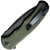 CIVIVI C18026C-1 Mini Praxis Folding Knife 2.98" D2 Plain Edge Blade, OD Green G10 Handle