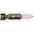 Tac Force TF-1039GN Linerlock Assisted Opening Folding Knife, 2.25" 3Cr13 Stainless Steel Drop Point Blade, Green Anodized Aluminum Handle w/ WWII Shark Artwork