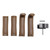 Glock 30867 OEM Modular Backstrap Beavertail Kit for 17 22 31 35 37 Gen 4 & 5, Dark Earth