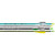 Easton 925548 Genesis Arrows 1820 3 Inches, Multi, Vanes, 72 Pack