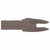 Easton 831031 6mm H Nocks Smoke, Grey, 12 Pack
