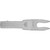 Easton 4mm G Nocks for Archery Arrows, 7 Grain, Large Groove, 12 Pack
