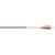 Easton 331378 Carbon Legacy 5mm Arrows 4 Inches, Helical Feathers 500, White, 6 Pack