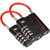 Hornady 96022 TSA Padlock with Cable 2 Pack, Black