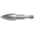 Bohning 851023-12 Screw-In Bullet Point, 11/32 Inches, 100 Grain, Silver, 12 Pack
