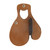 October Mountain Leather Tab, Black