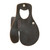 October Mountain Leather Tab, Black