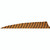 Gateway Shield Cut Feathers Barred 4 Inches, LW, 50 Pack