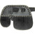 Bateman Bubba 3 Finger Split Cordovan Tab, Rubber Back, Black, Right Hand