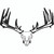 Raxx Crossbow Hanger Whitetail Skull, Black