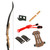 October Mountain 81274 Smoky Mountain Hunter Bow Package, 62 Inches, 45 lbs, Brown, Right Hand