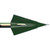 Zwickey BD4 Delta Broadheads Glue On 4 Blade, 135 Grain, Green, 3 Pack