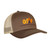 October Mountain Logo Hat, Brown/Tan