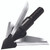 QAD BX125-S Exodus Broadheads Swept Blade, 125 Grain, Black, 3 Pack