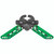 Pine Ridge 2559-LG Kwik Stand Bow Support, Lime Green/Black