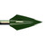 Zwickey B114 Eskimo Broadheads Glue On 4 Blade, 125 Grain, Green, 3 Pack