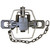 Bridger BR 2 Reg Coil Spring Trap No. 2, Silver