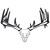 Raxx RBM-00018 Bow Hanger Whitetail Skull, Black