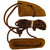 Bateman U2STRINGER U2 Rubber Loop Bow Stringer, 70 Inches, Brown