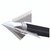 QAD BD100-F Exodus Broadheads Deep Six, Full Blade, 100 Grain, Silver, 3 Pack