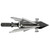 Muzzy 297 Trocar HB Broadheads Hybrid 4 Blade, 100 Grain, Silver, 3 Pack