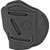 1791 Gunleather 4WH-2-SBL-R 4 Way IWB & OWB Holster Size 2, Stealth Black, Right Hand