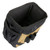 BlackHeart Reflex Shell Pouch, Black/Brown