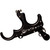 TRU Ball TRDF-BK-L TruTrident Flex Release, 3 Finger Adjustable Aluminum, Black, Large