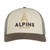 Alpine 1601258 Low Profile Trucker Cap, Embroidered Alpine Logo, Mesh Back, Brown/Loden/Tan
