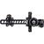 Axcel ADVP-SR10-3AB Driver Plus Slider Sight with AVX-31 Scope Stealth Bowhunting, 2 Pin, .010, Green/Red Fiber, Black, Right Hand
