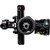 Axcel ADVP-P119-3GA Driver Plus Slider Sight with AVX-31 Scope Stealth Bowhunting, Picatinny Mount, 1 Pin, .019, Green Fiber, Black, Right Hand