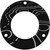 Axcel ADVR-HUB-BKMAP Driver Hubcap with Engraving - Topographical Map Pattern, Black