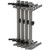 Novix NX-MIN4DW Mini Double Step Climbing Stick, Classic Gray, 4 Pack