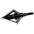 Magnus BHSR150-4 Black Hornet Ser-Razor Broadhead, 4 Blade, 150 Grain, Black, 3 Pack