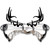 Raxx Bow Hanger Elk Skull Crossbow, Black