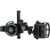 Spot Hogg BPM5RH29 Boonie Picatinny Mount Sight, 5 Pin, 029, Black, Right Hand