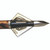 Wasp 4100 Boss Broadheads, 4 Blade, 100 Grain, Black, 3 Pack