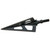 3 Rivers 4225-3X-125 Woodsman Elite Broadheads Screw-in, 125 Grain, Black, 3 Pack