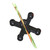 BowJax 1040 BowJax SlipJax String Silencers, Black, 4 Pack