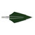 Zwickey M6107 No Mercy Broadheads Screw In 2 Blade, 165 Grain, Green, 3 Pack