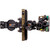 Axcel ALND-P119-4GT LANDSLYDE Picatinny Slider Sight Tactical Bowhunting AVX-41 Scope, 1 Pin, .019, Green Fiber, Black
