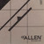 Allen Company 15789 Adhesive Thermal Sight Grid Target, 6 Inches, Black