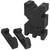 Allen Company 2457 Soft Rock Shooting Rest, Tall Boy With Feet, Black