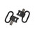 30-06 SSC-2 Sling Swivel Clips, Black, 2 Pack