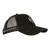 BlackHeart 13064 Adjustable Mesh Back Hat with BlackHeart Logo, Black, One Size