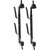 Allen Company 18500 Two-Gun Metal Rack, Adjustable from 9-14 Inches High, Black